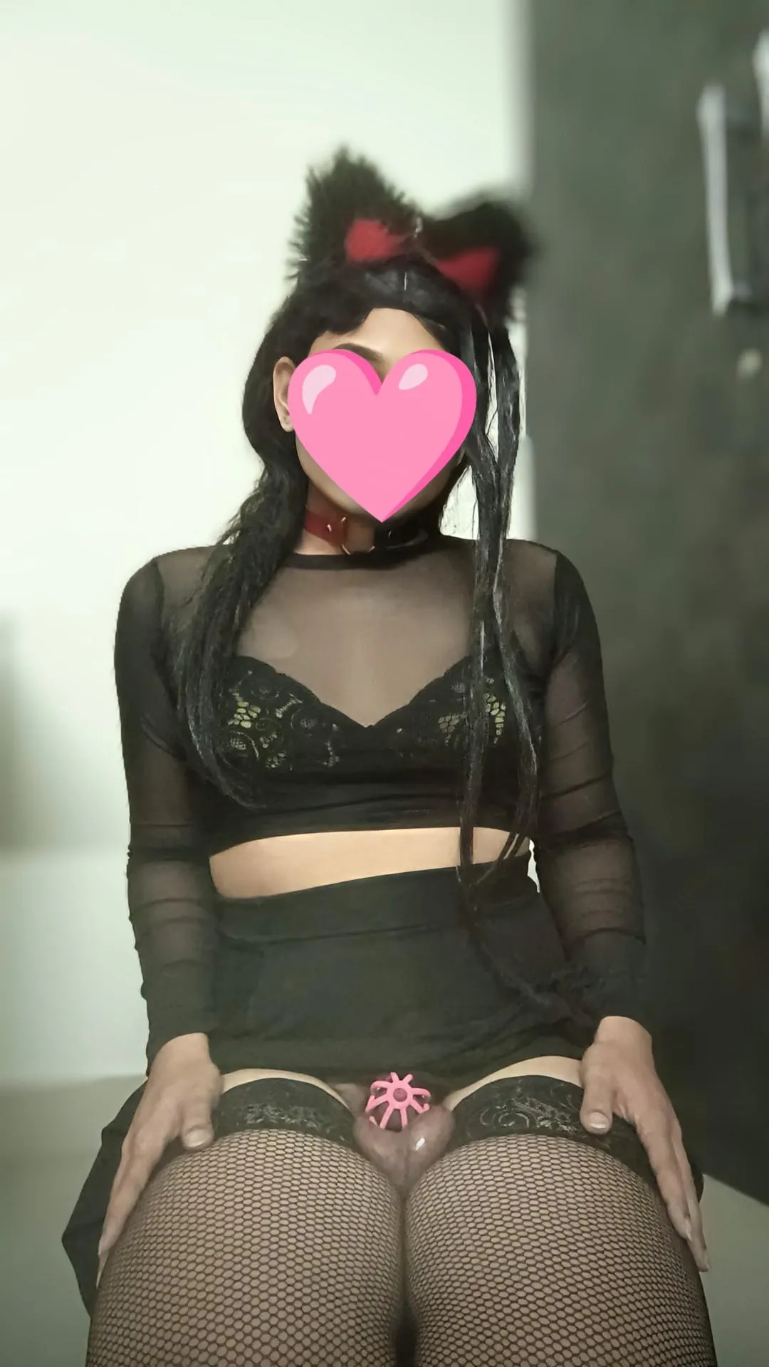 I feel so slutty when caged. I want a cock in all my holes at the same time😭👄