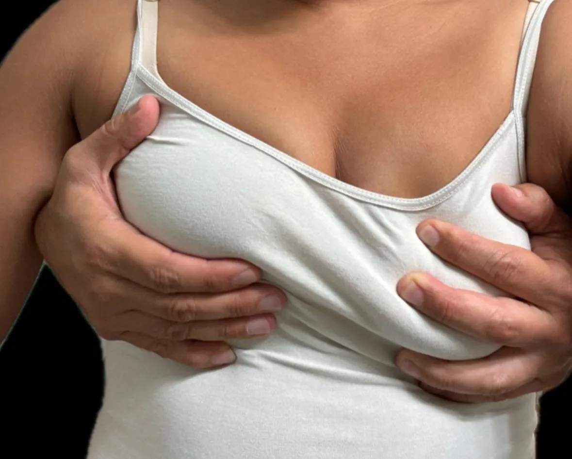 It’s always exciting to grab some clothed boobs before the clothes come off