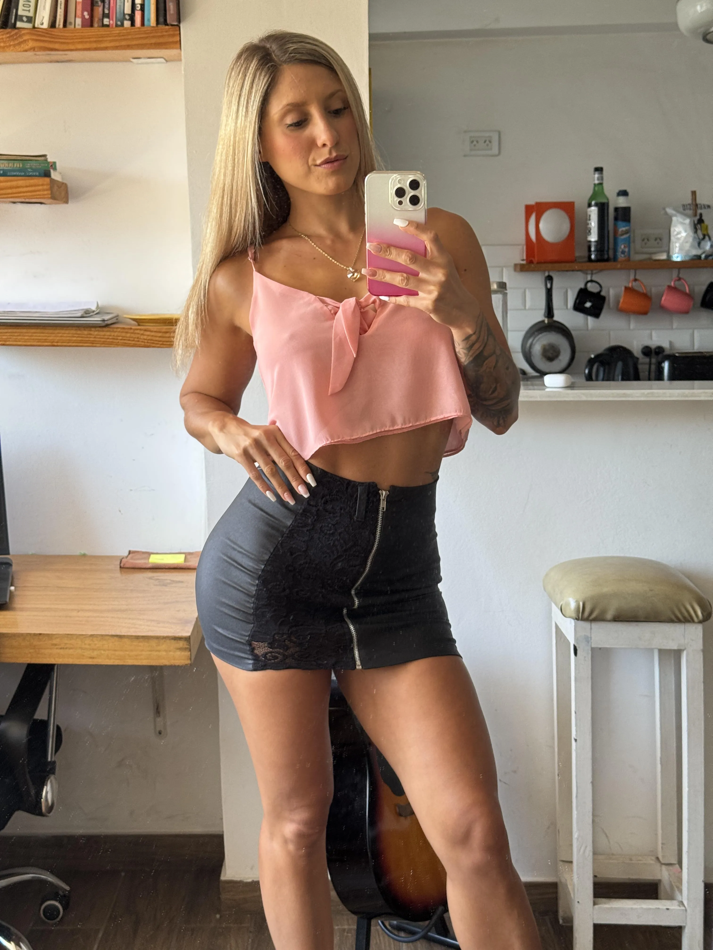 My parents never let me wear that way so now I am finally enjoying my freedom