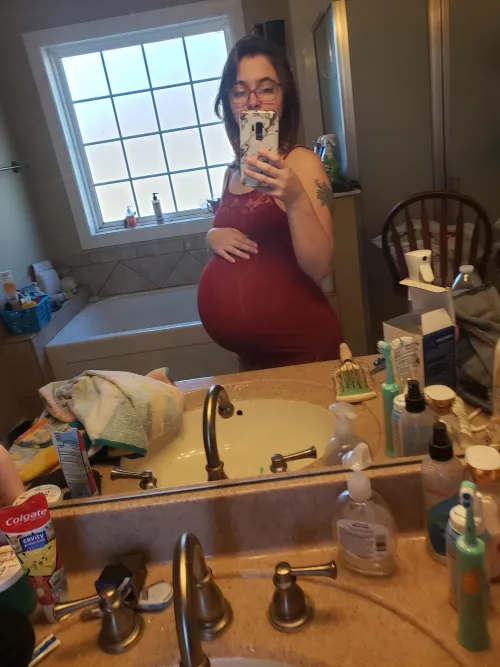 Rub my bump for good luck?