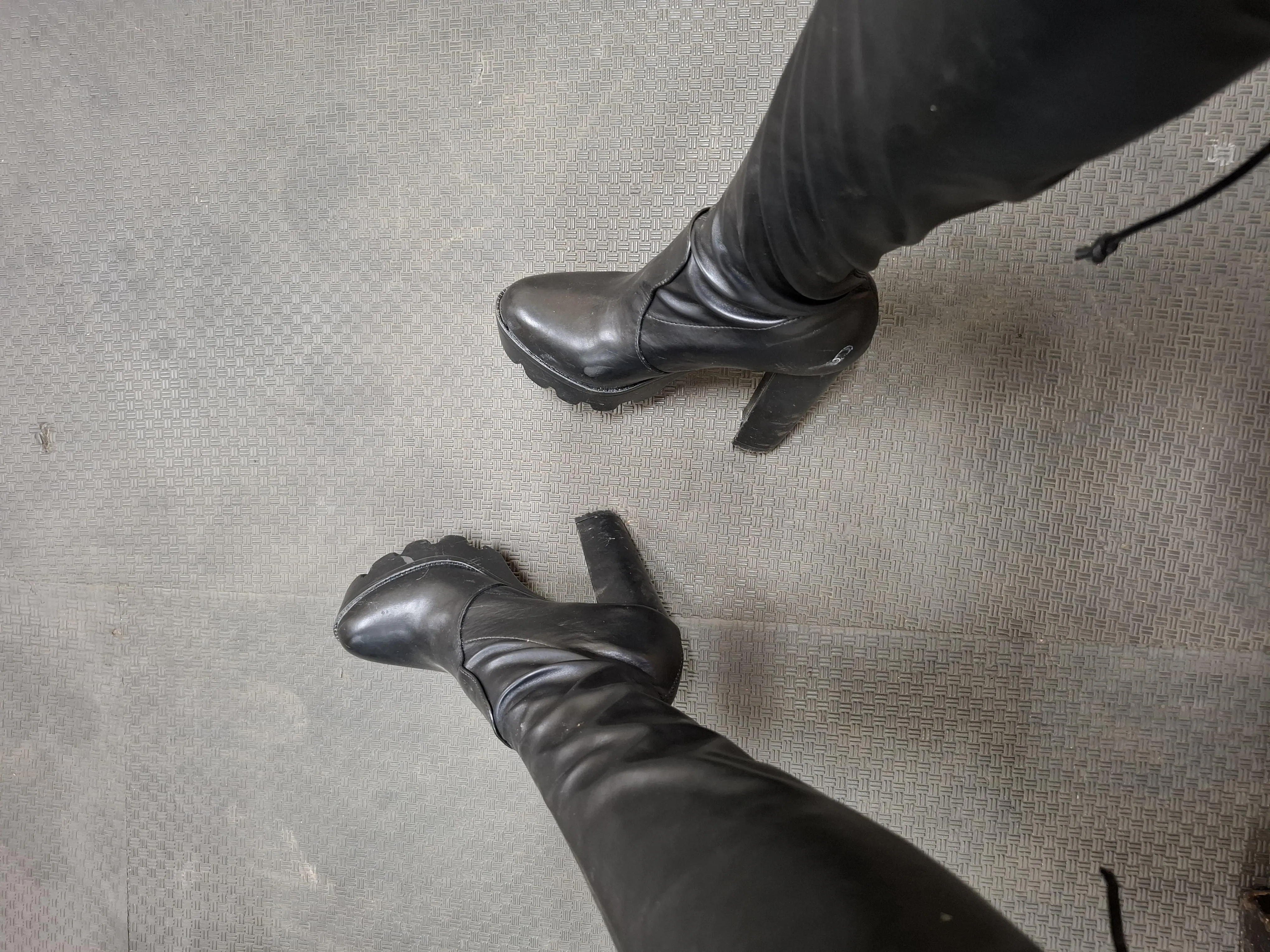 There’s nothing hotter than a mean brat in thigh high leather boots dominating you