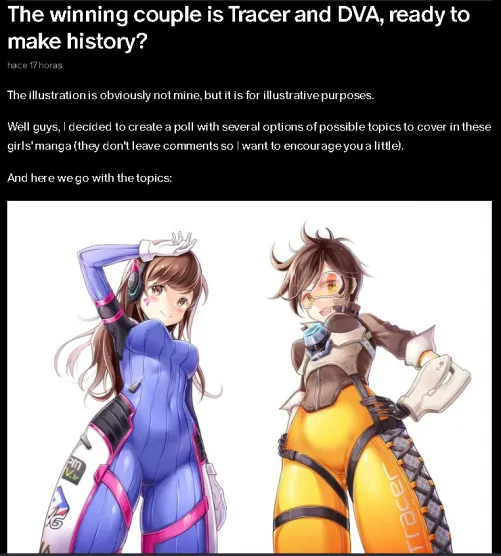 You can vote for some themes for my +18 manga (link in the comment)