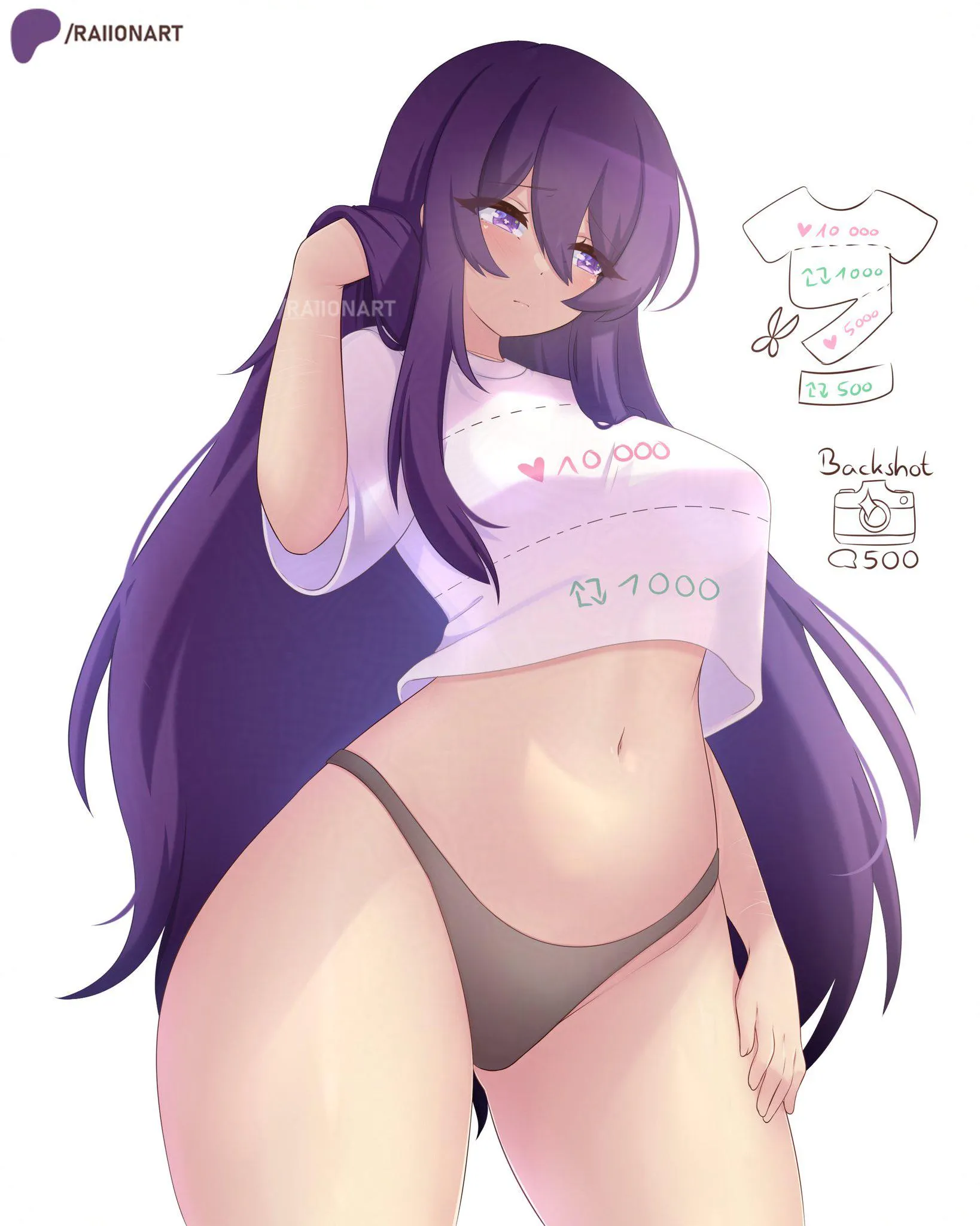 Yuri’s cutting progress by @RaionArt on Twitter (X)