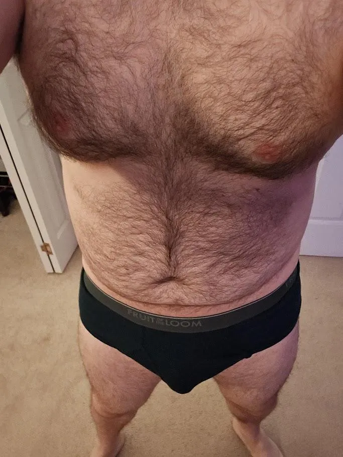 [38] Had a buddy suggest I wear briefs, you like?