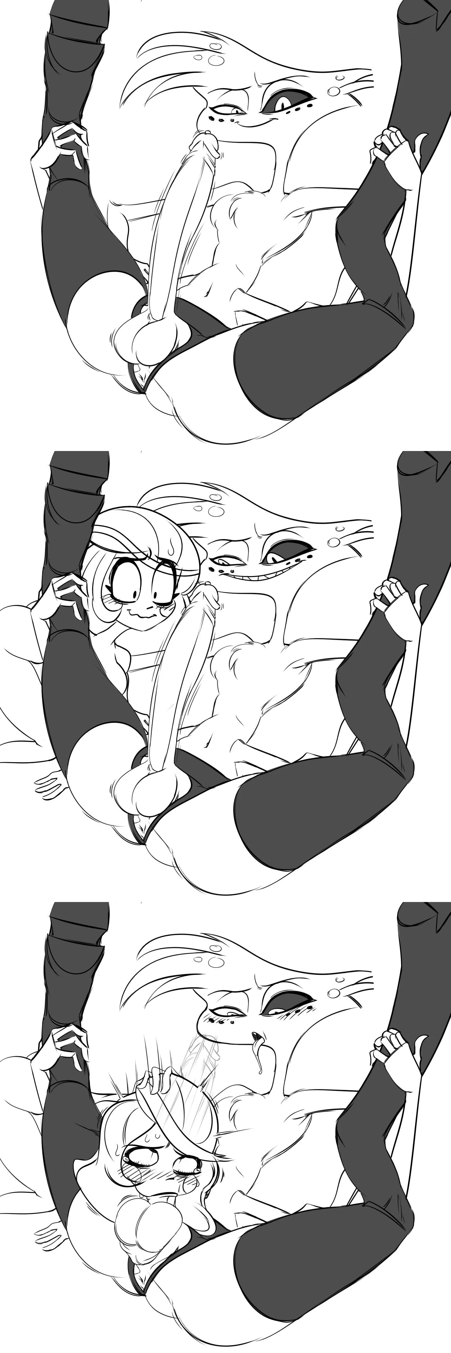 Angeldust fucks Charlie's throat Help find similar porn