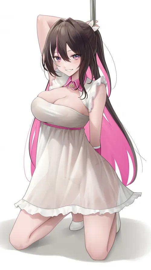 AZKi on the pole [Hololive]