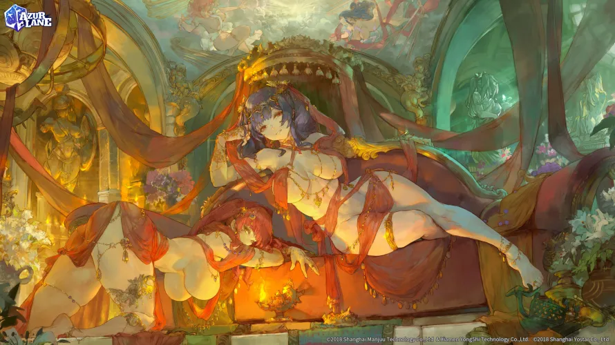 Happy Valentine's Day! (Zara & Pola) 【Azur Lane】