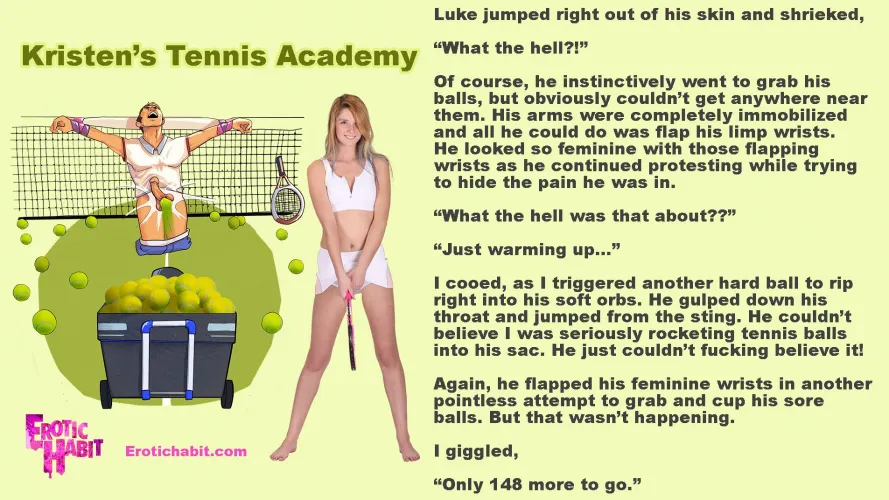 Kristen's Tennis Academy 🎾🍒 (erotichabit at ImageFap)