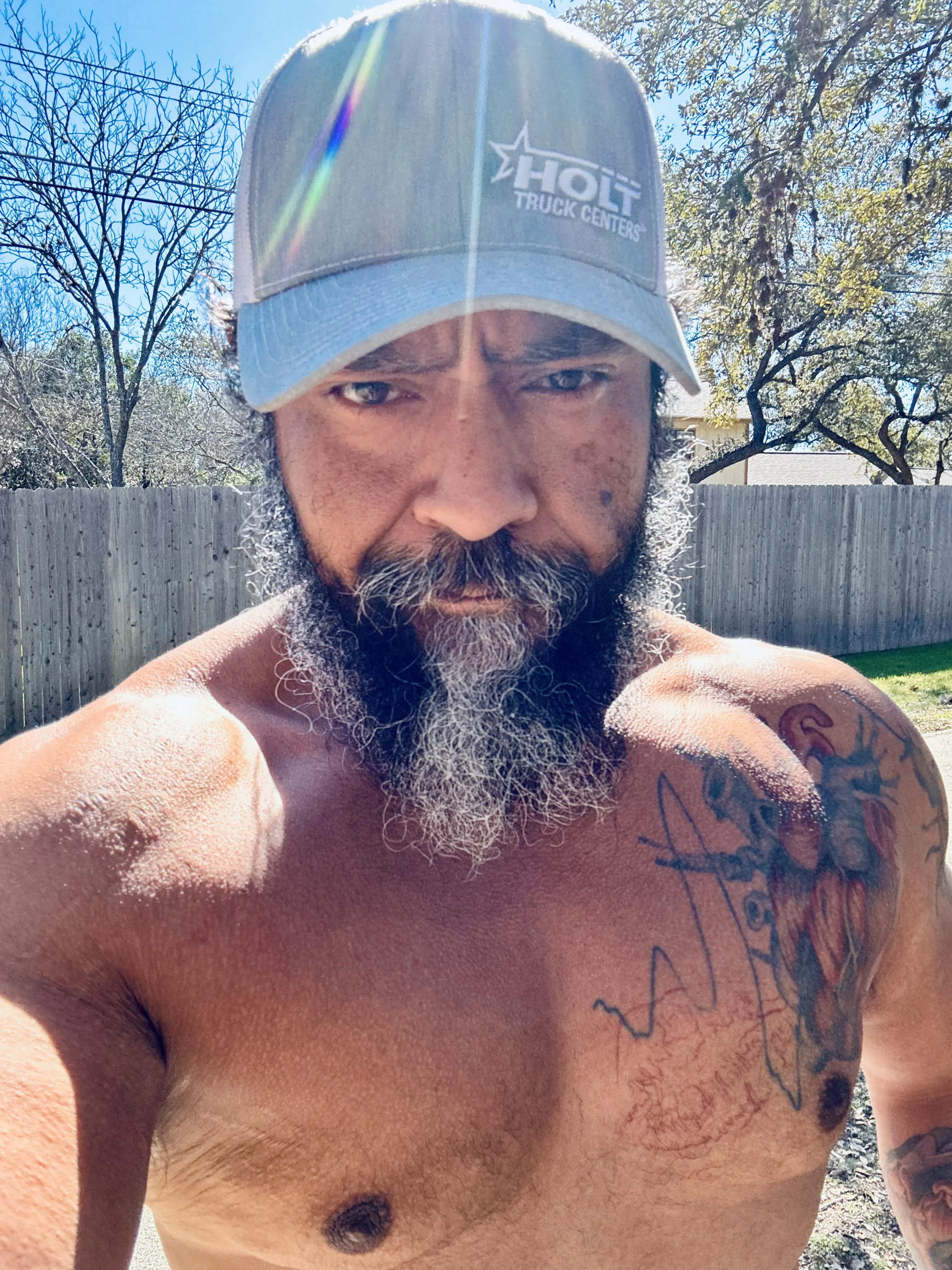 [M] What a B-E-A-utiful day! I had to go for a run in the neighborhood. Say hi if you see my running..