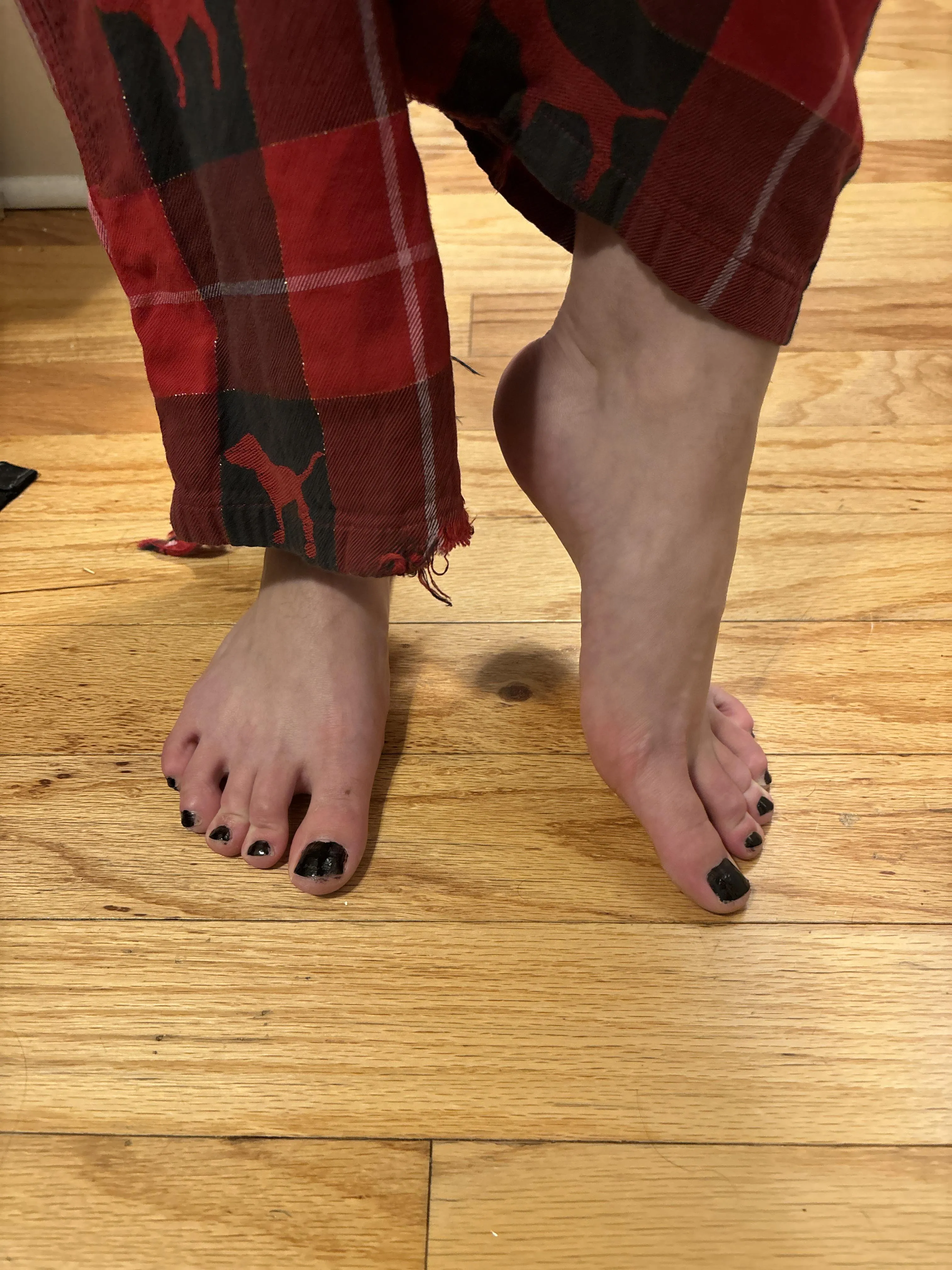 Pajama party feet
