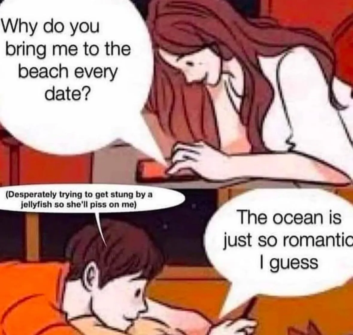 Pissing, pun intended 😇[insta.discordboysgavemetrauma/not mine]