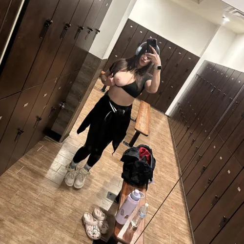 Popped one out at the gym