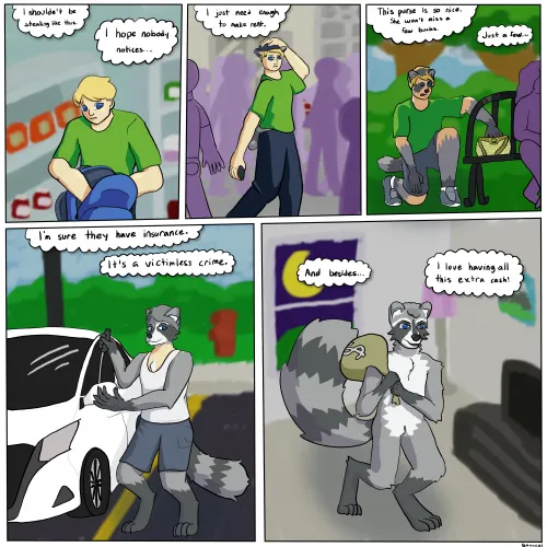 Racctionalization (M Human -> M Raccoon) by me