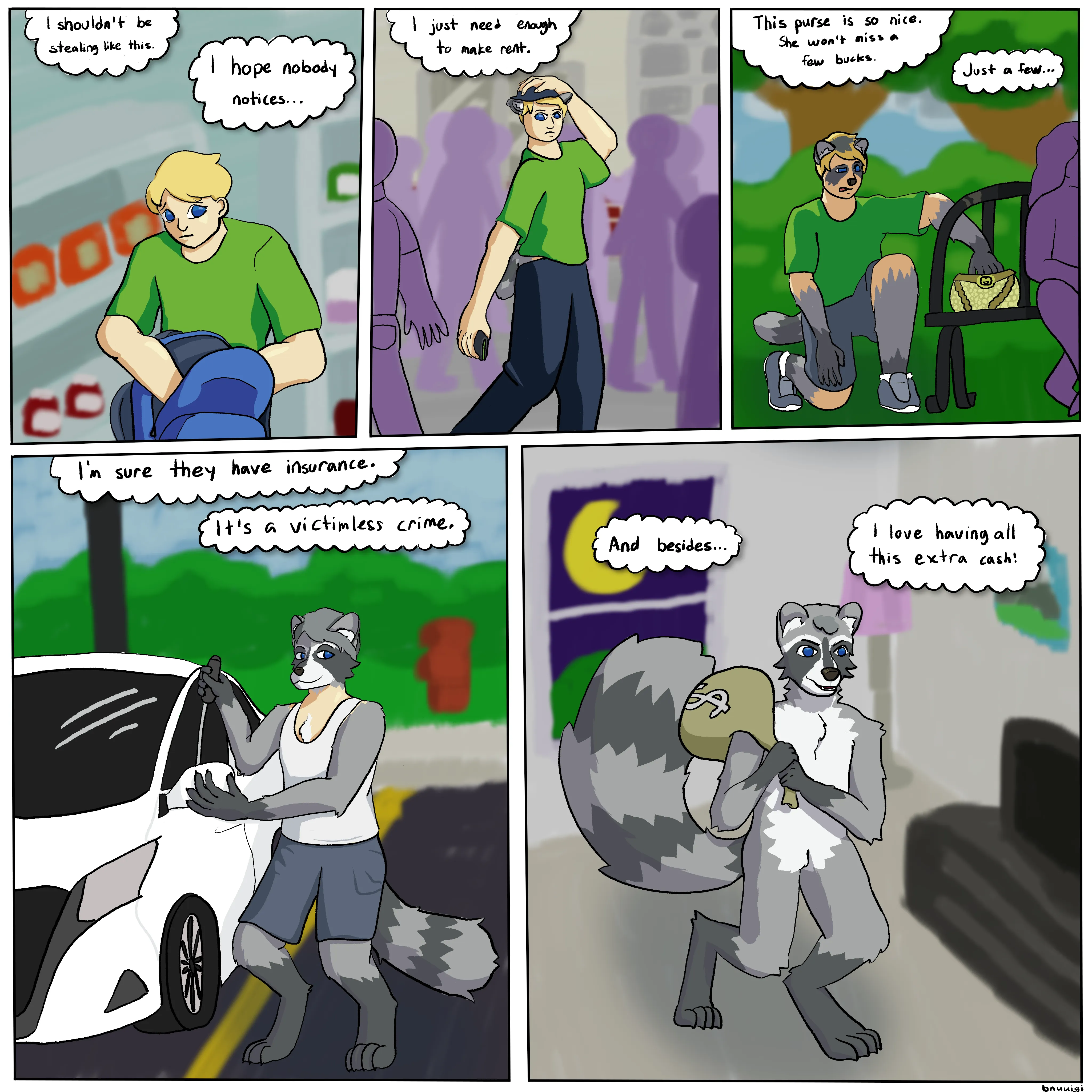 Racctionalization (M Human -> M Raccoon) by me