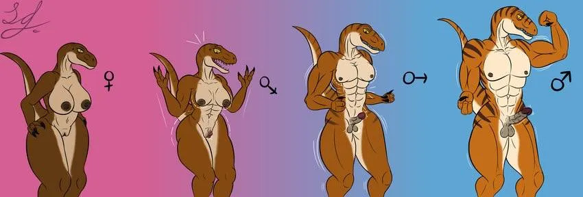 Ripped Raptor (Raptor Ftm by Lindwormduality)