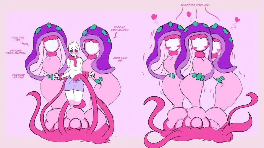 Stem mantha assimilation by buttsaw on DA (brainwashing, assimilation, TGTF, twinning(?))