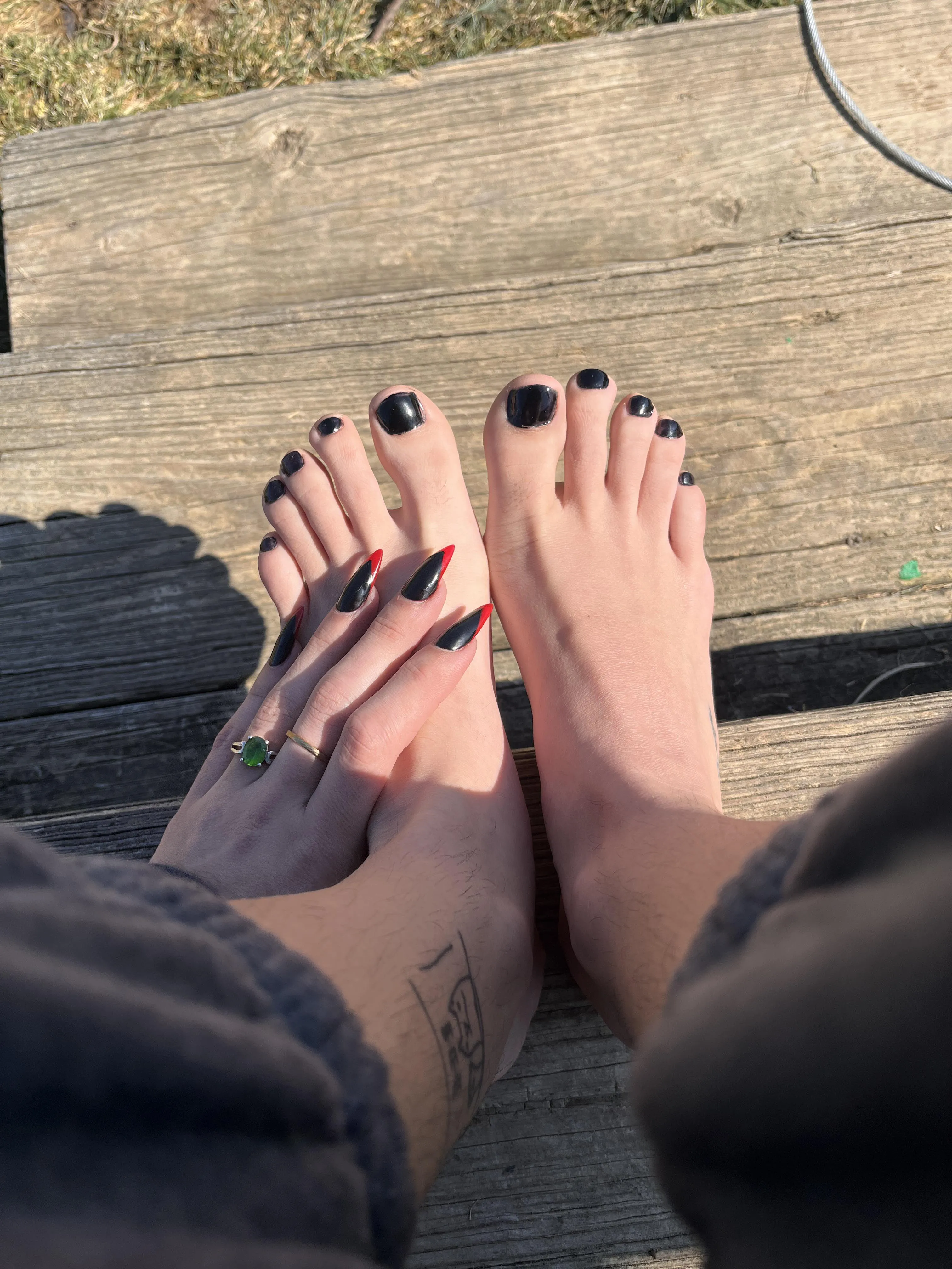 The sun is finally coming out !