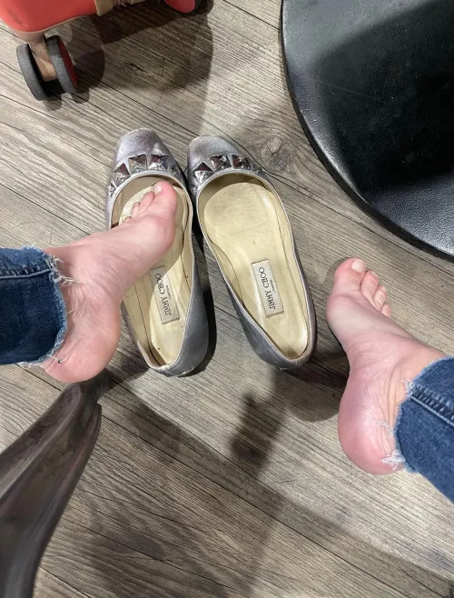 Unwinding in the airport