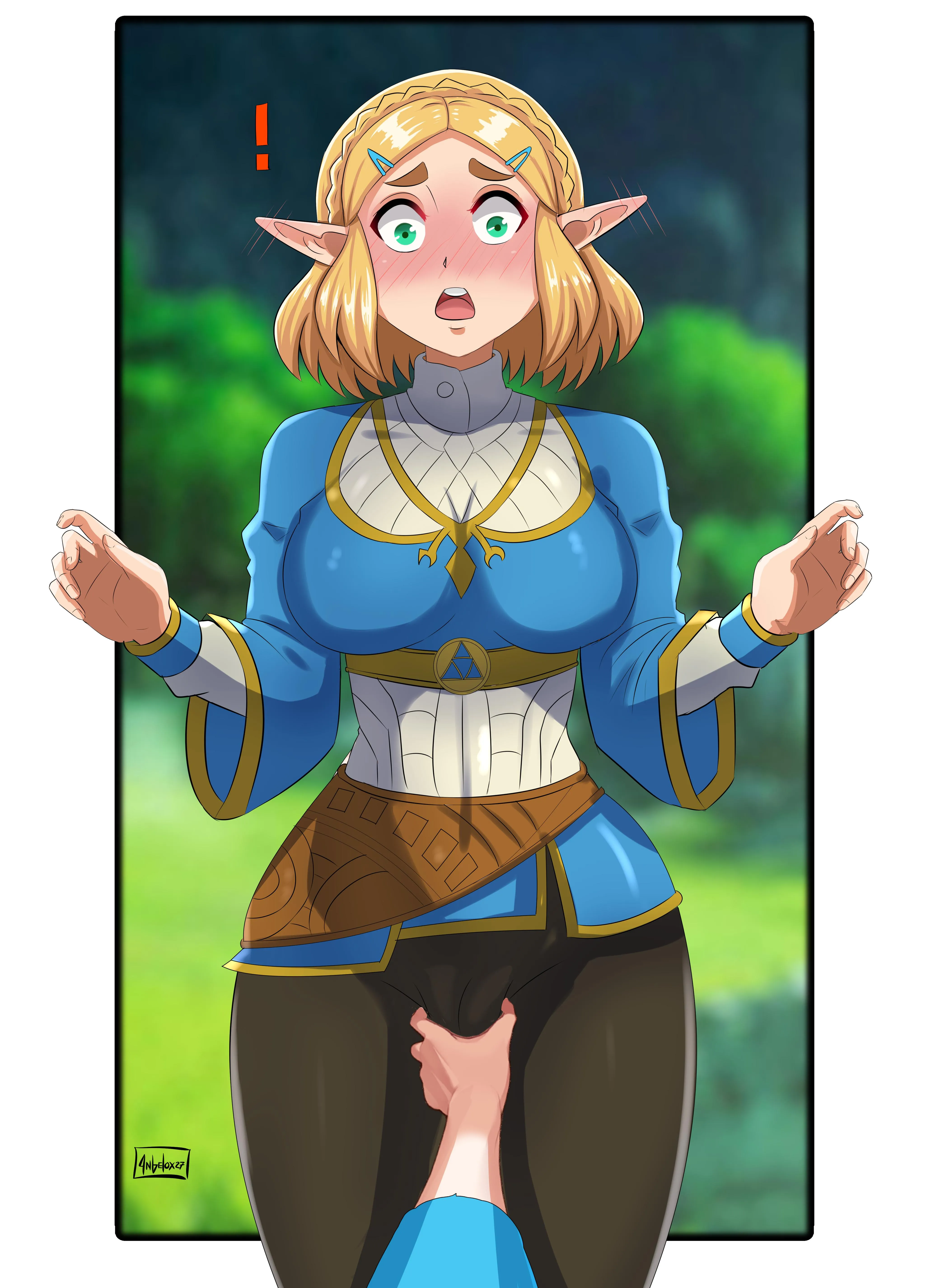 Zelda squeeze Fanart