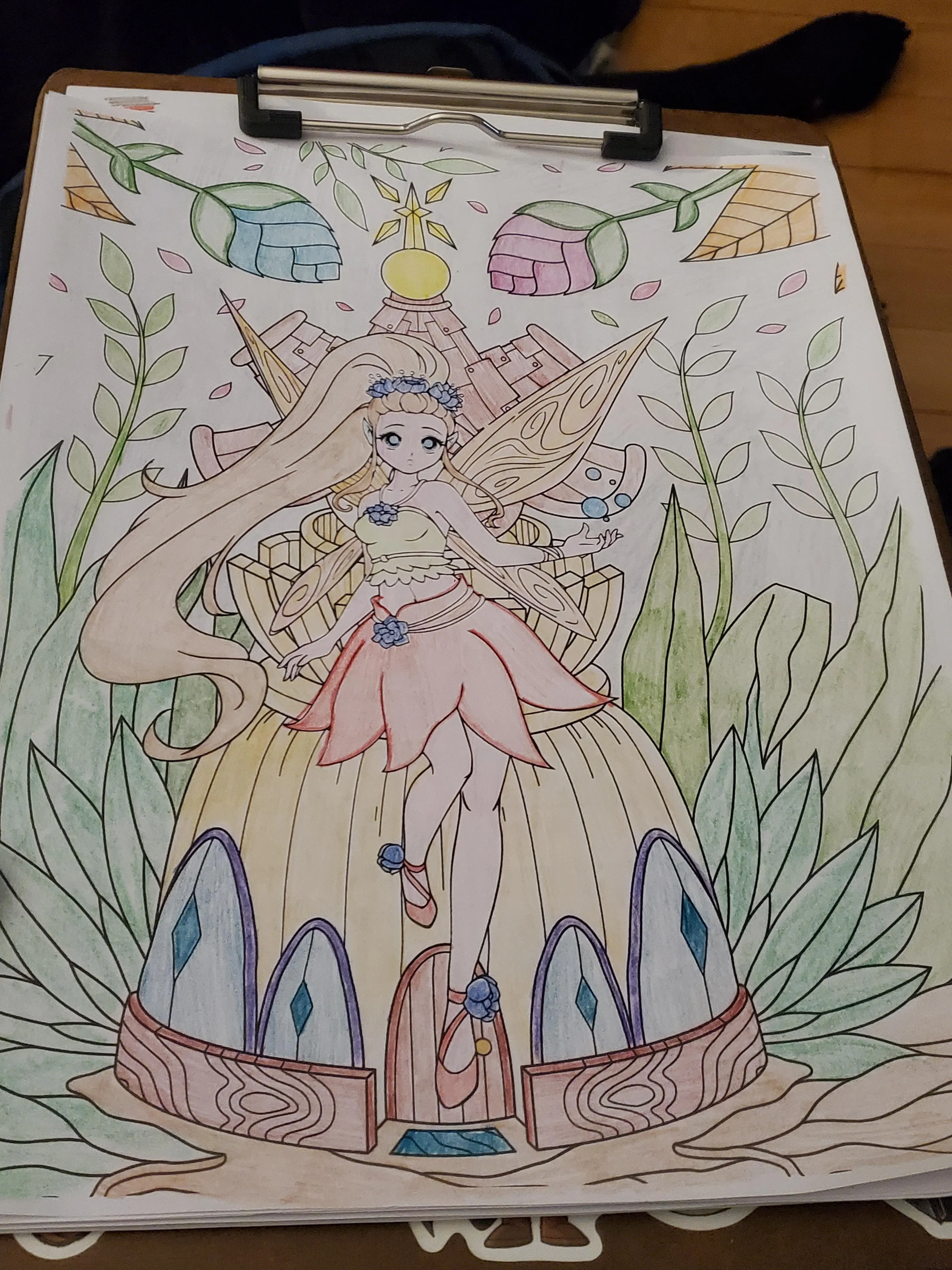 A pretty fairy I color