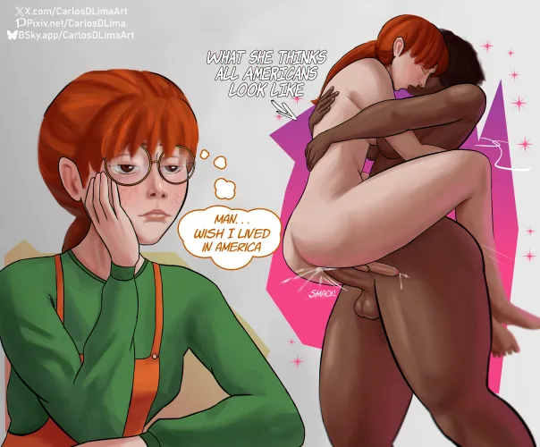 Daisy's daydreaming again (art by CarlosDLima)