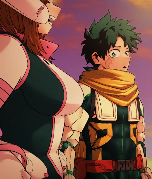 Deku seems a little distracted for some reason…