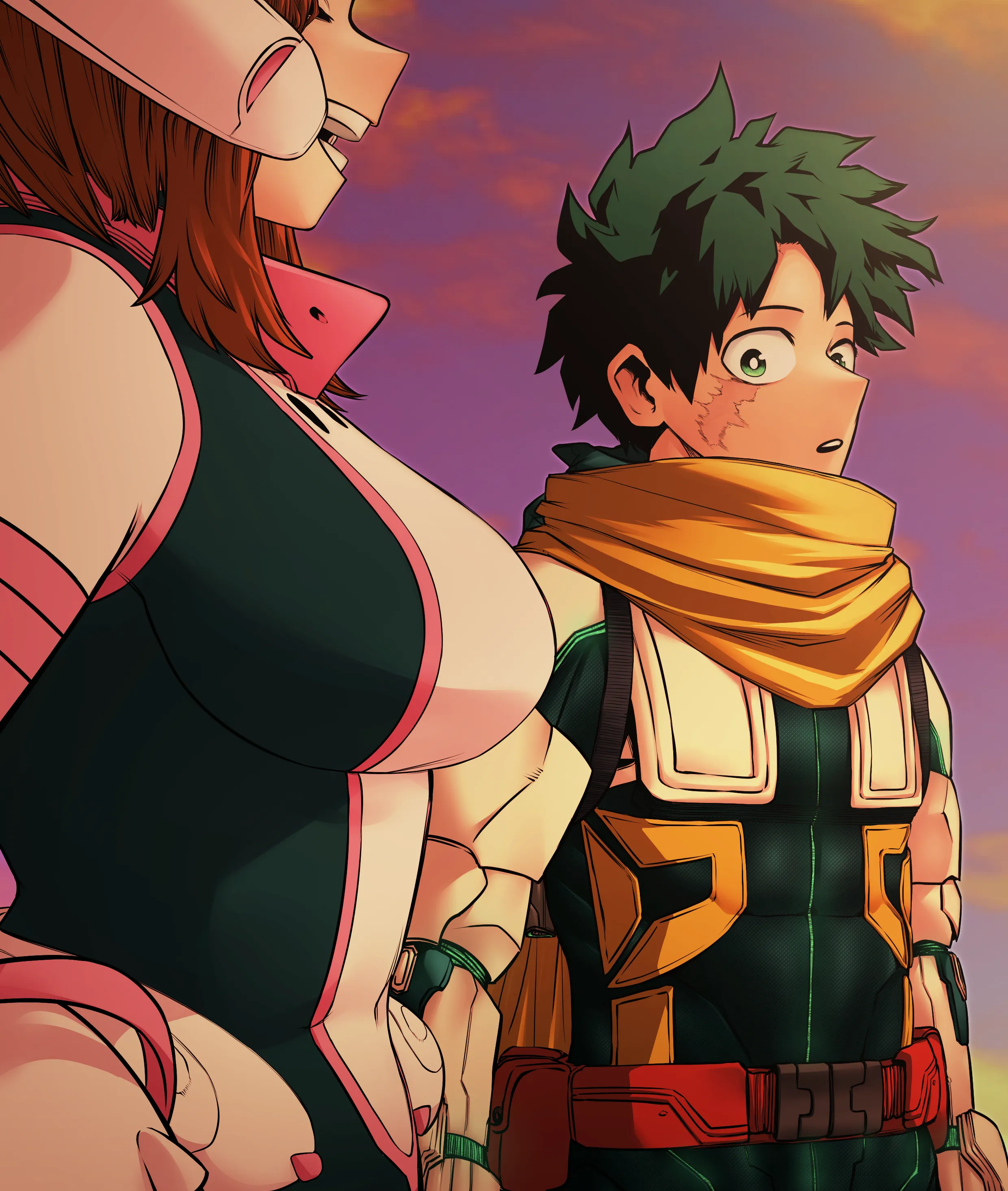 Deku seems a little distracted for some reason…