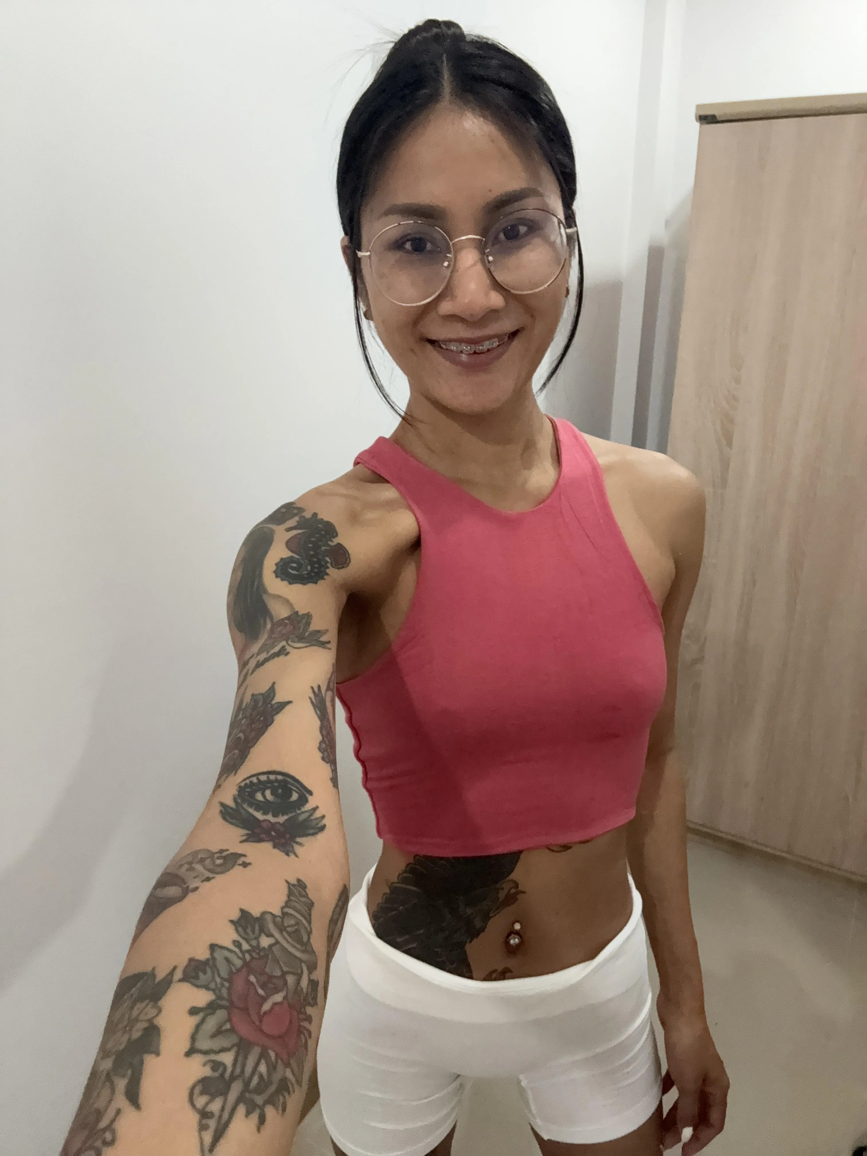 Feeling comfy with my braces