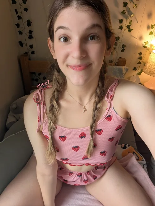 good girls beg for their braided pigtails to be tugged