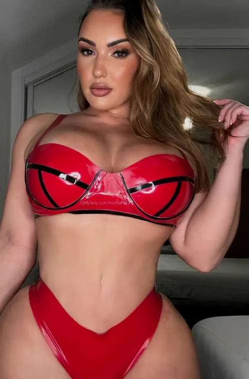 I dare you to lick my latex if you're an obedient boy