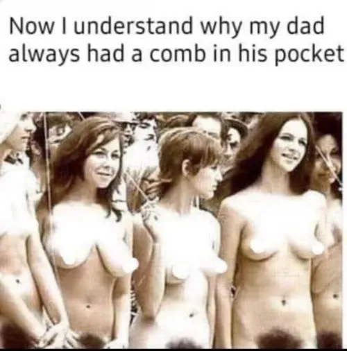 I dont mind carrying a comb