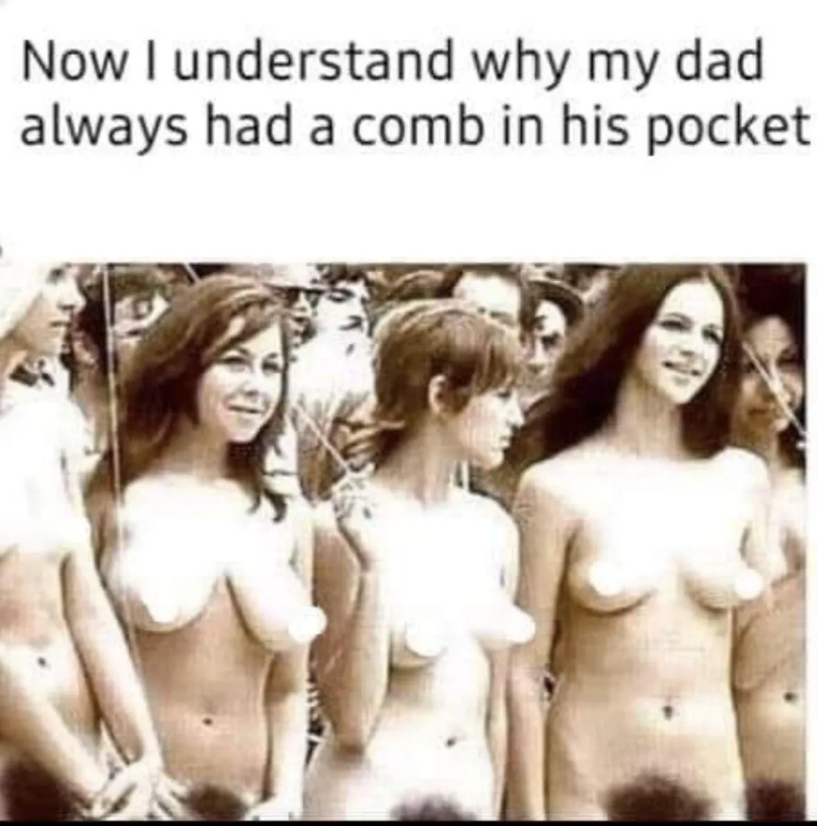 I dont mind carrying a comb