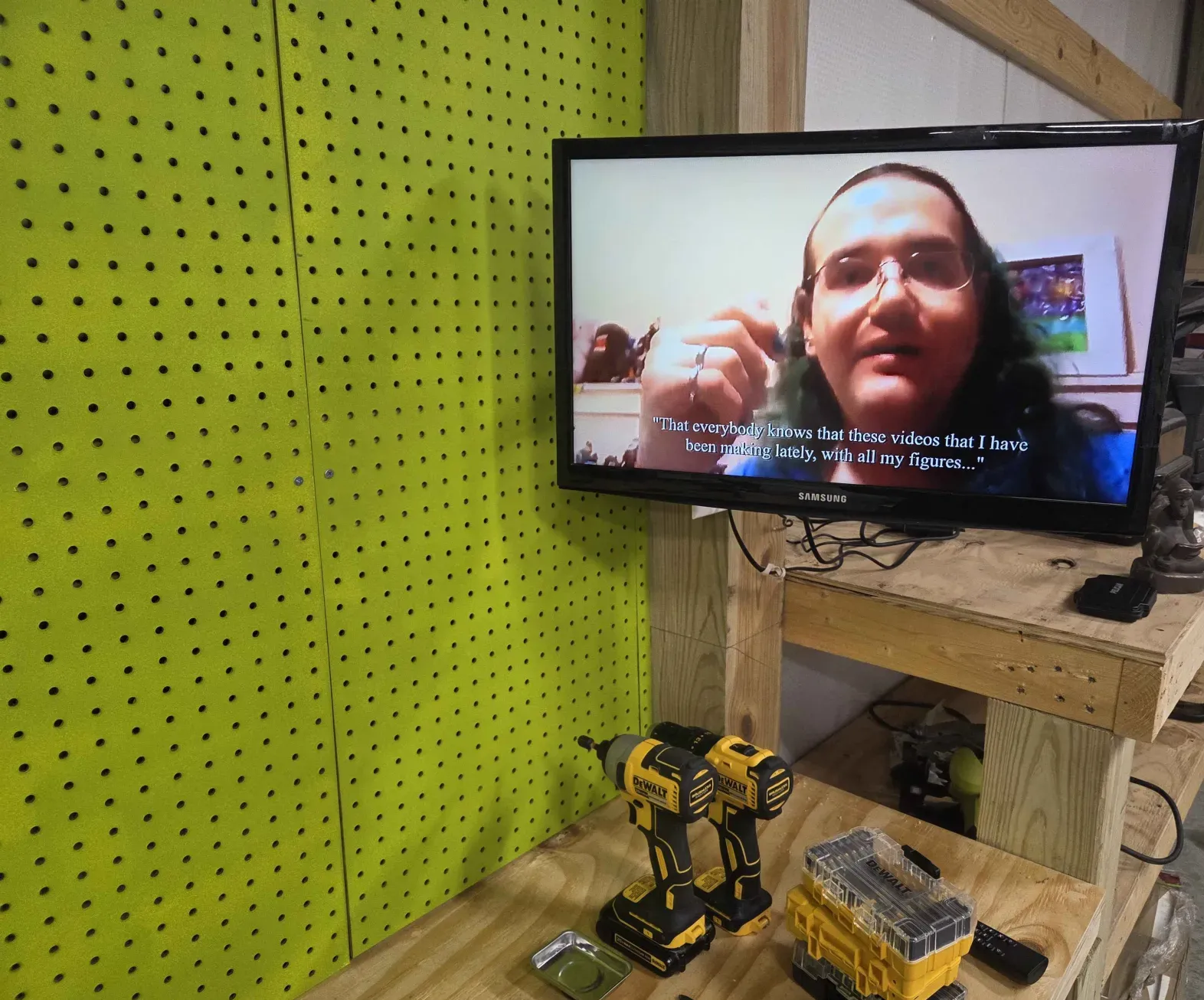 I installed a TV in my workshop which plays the Geno doc on repeat 24/7