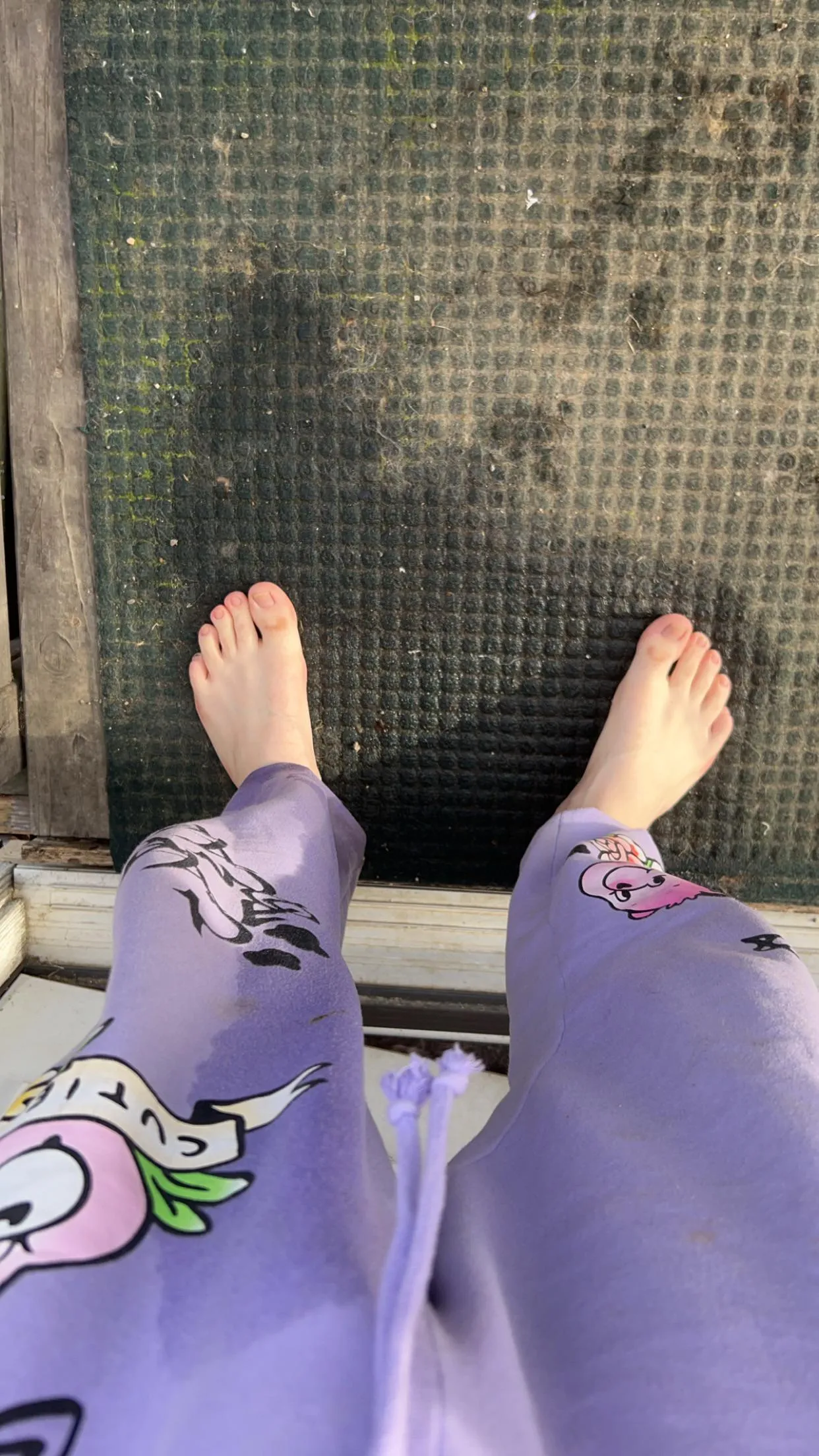 it’s so easy to just step out on the porch and piss myself, no clean up needed