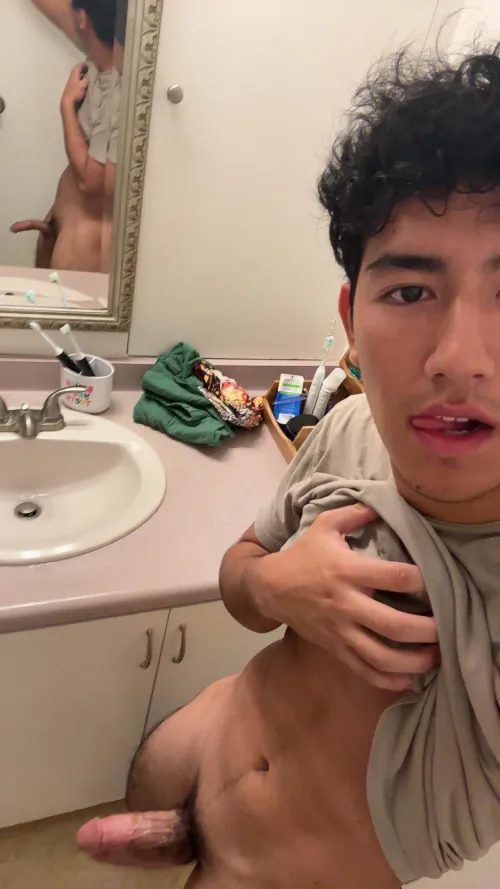 Jus got back home from the gym 😈