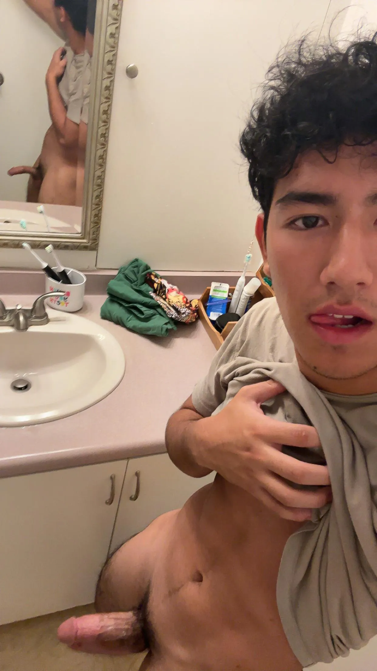 Jus got back home from the gym 😈