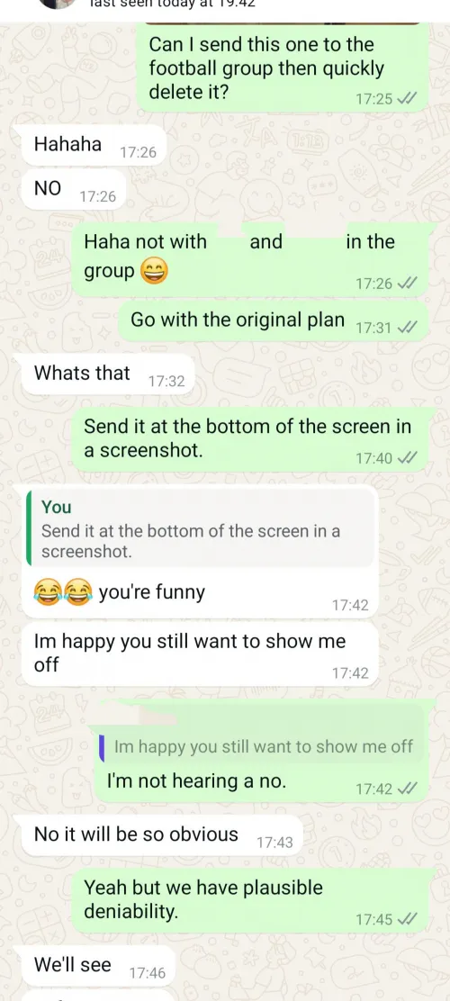 Showed this sub to my wife and said I'd like to do it. Baby steps but...progress.