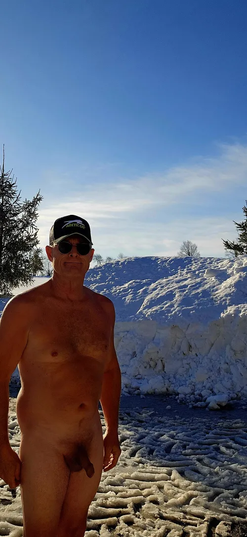 Taking advantage of the late February sun