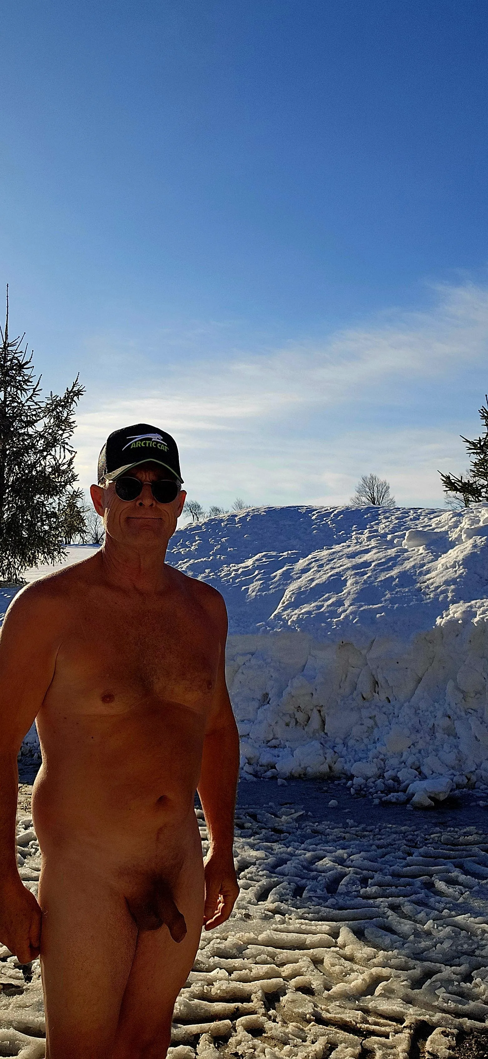 Taking advantage of the late February sun