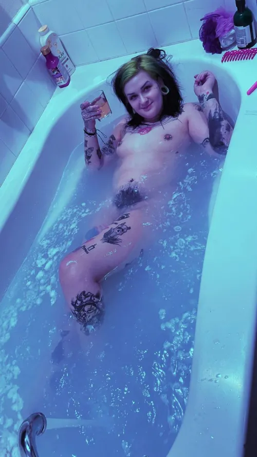 All vegan tattoos, and hair dye! Moved to SoCal with a friend. (Tattoo, not a bush)