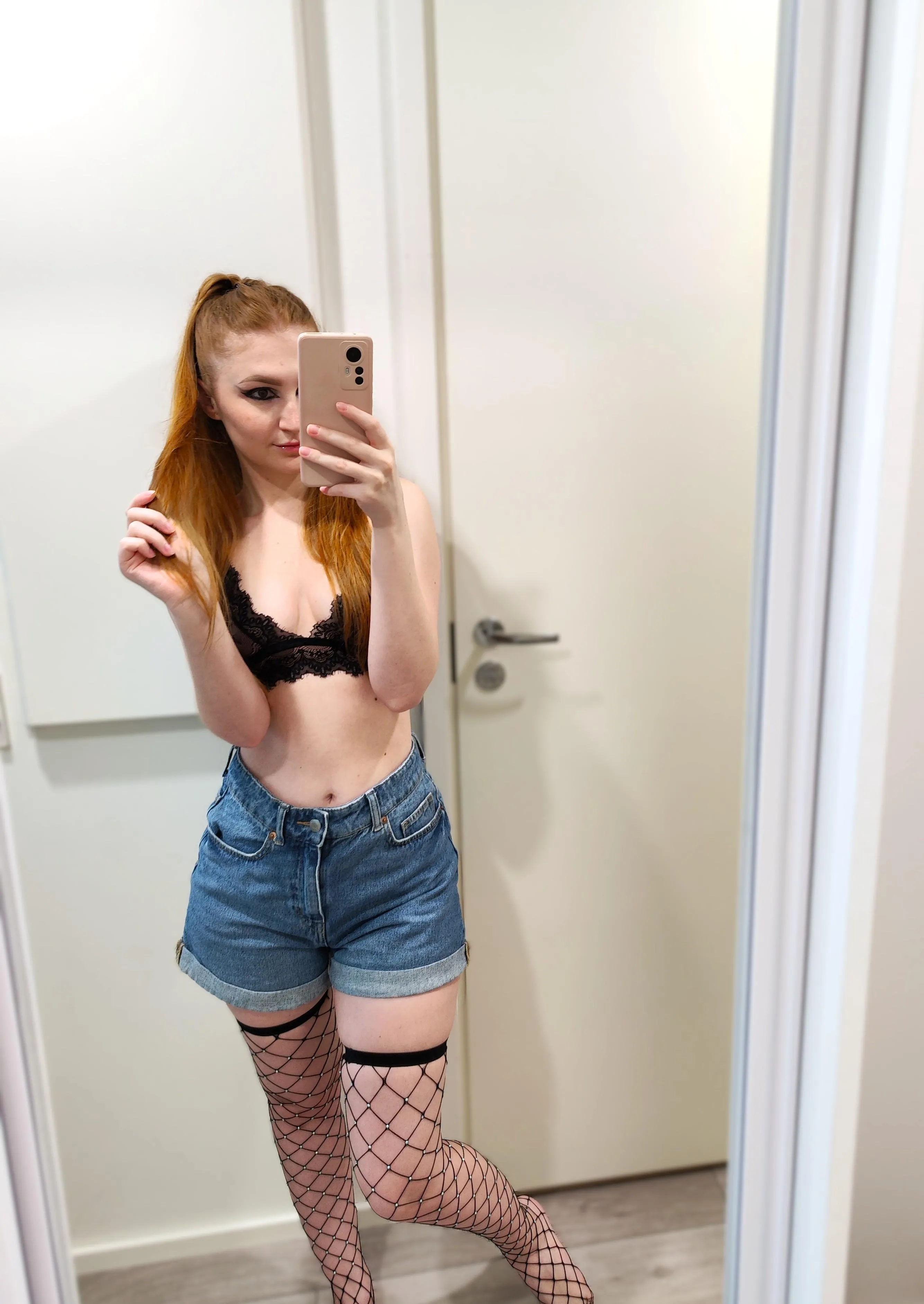 I love putting my hair in a ponytail