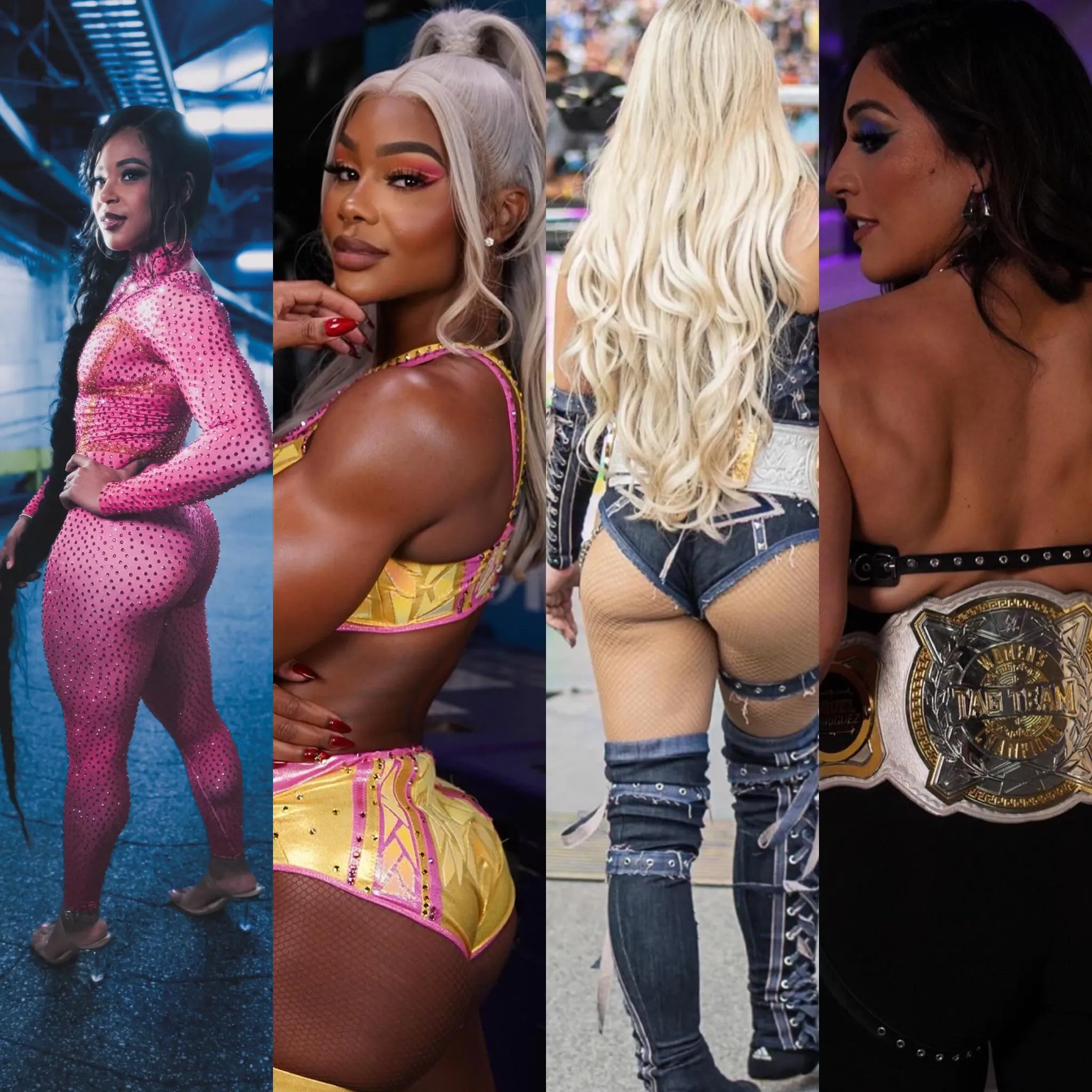 Jade Returns , Naomi’s punishment is kissing multiple asses