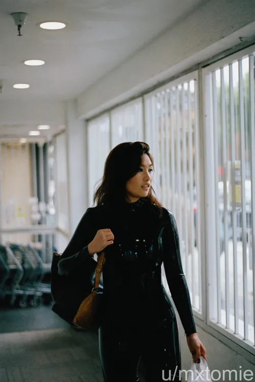 Just another day in latex fashion. 🔥