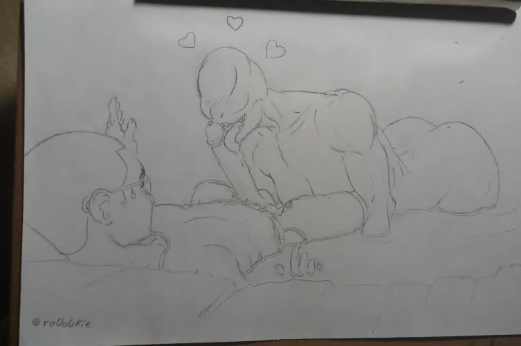 Looks like her species is pretty friendly. ;) (by Me)