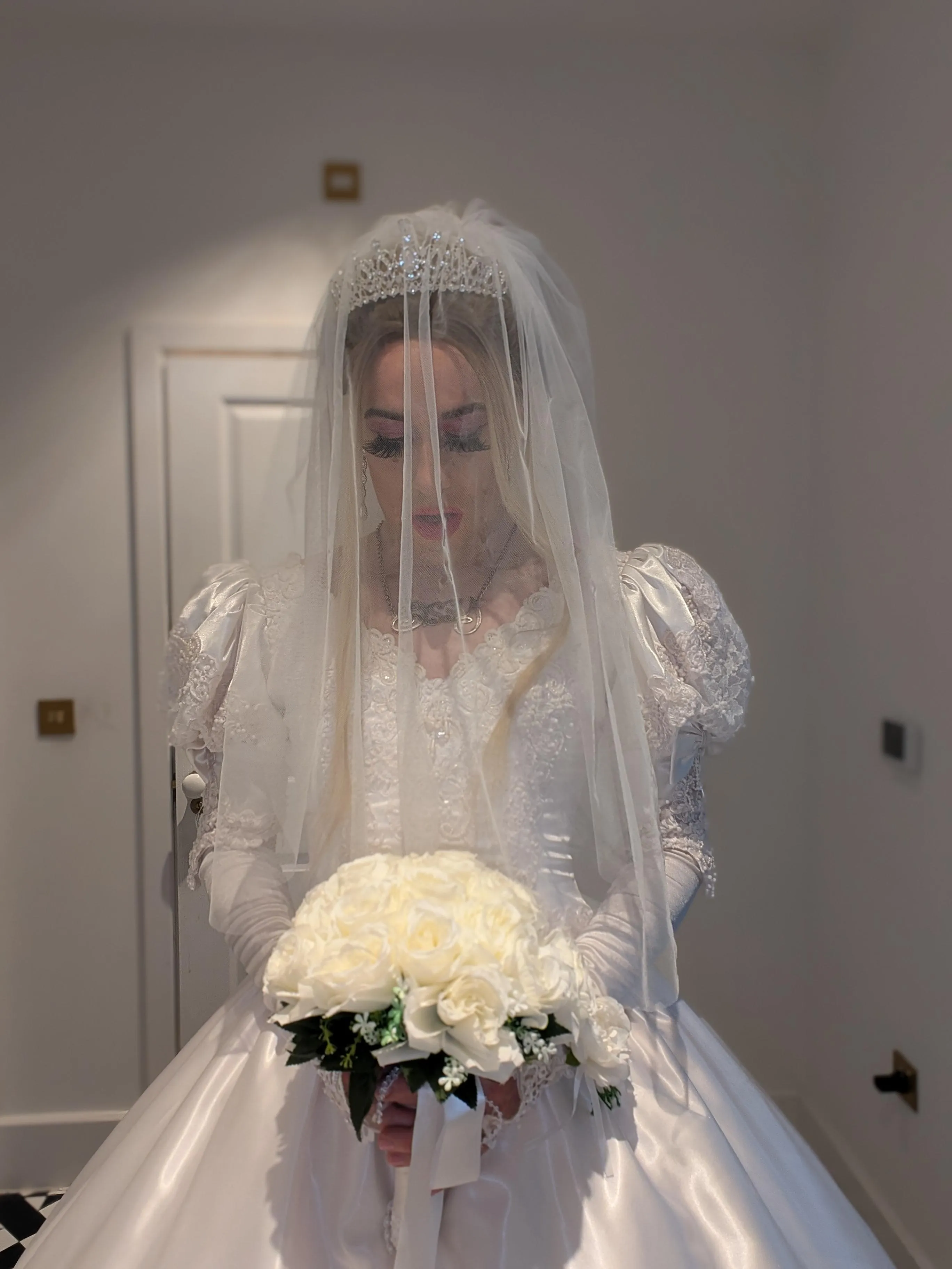 What if I told you I was wearing a flat cage underneath this outfit? 🤭