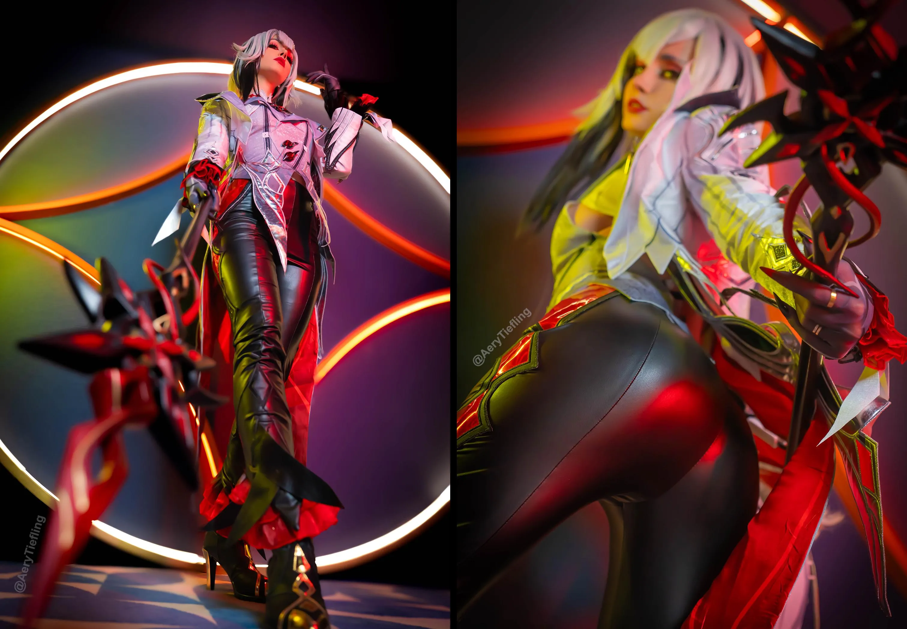 Arlecchino from Genshin Impact by Aery Tiefling [OC]