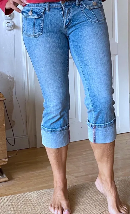 Capri 3/4 Jeans FETISH❣️
