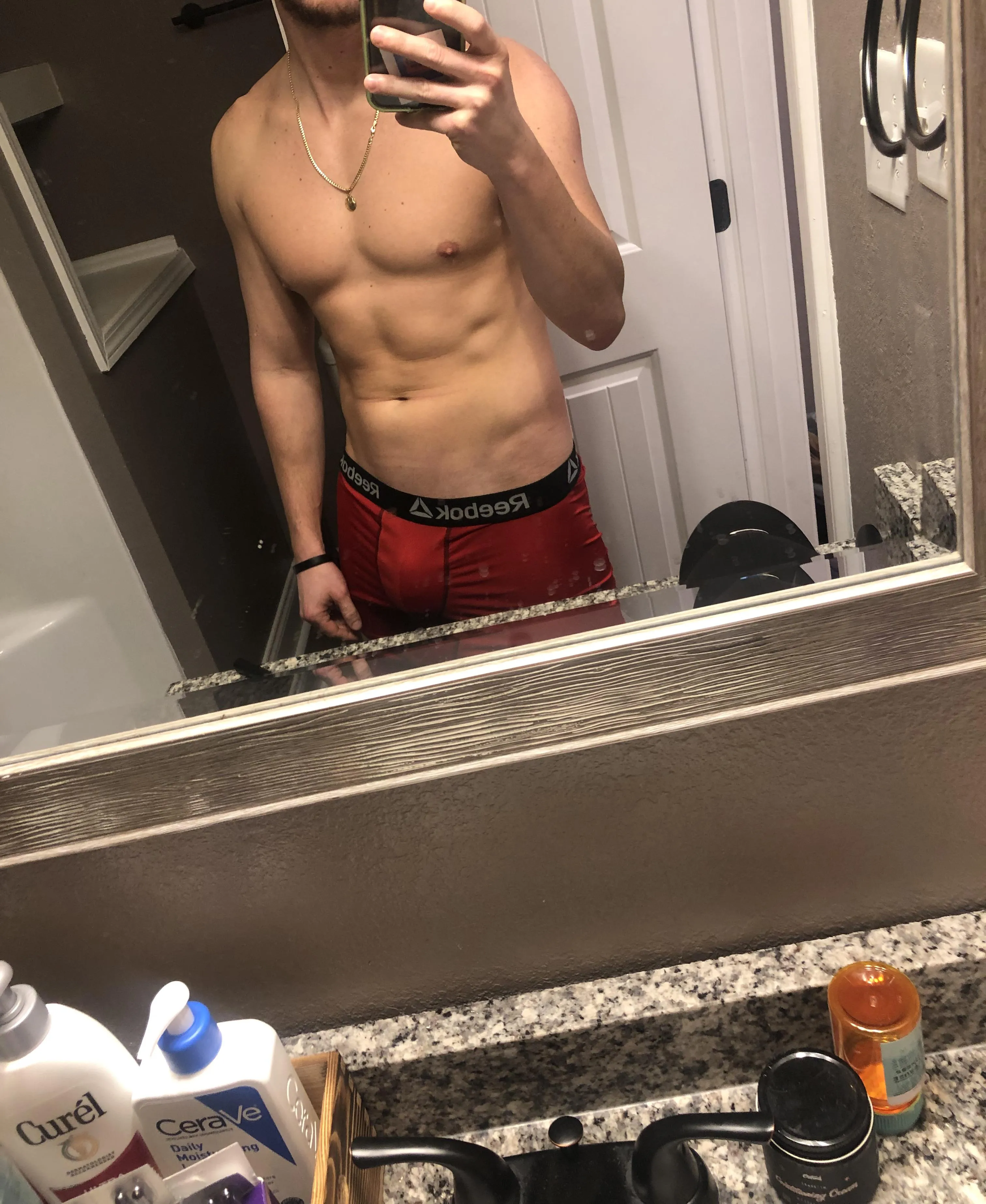 Finally out of my work clothes