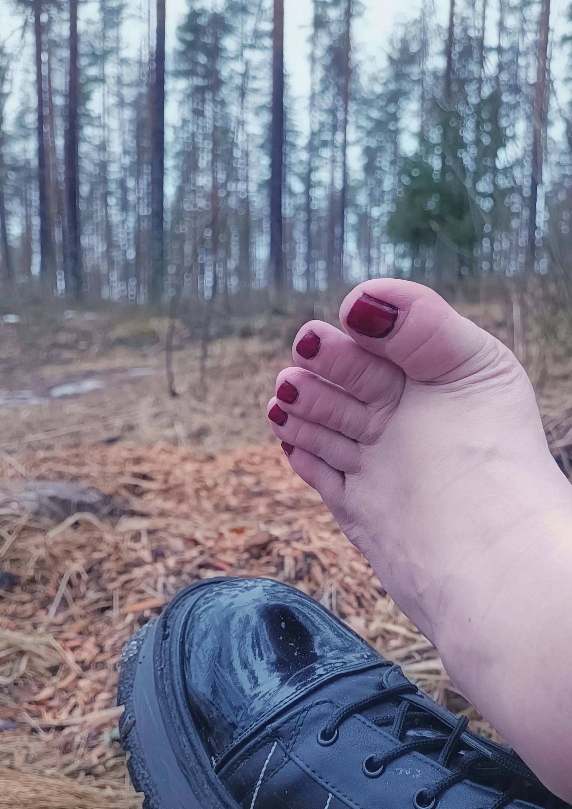 Had to stop and air out during my walk. Kinda hope someone saw...