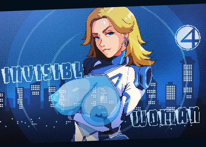Invisible Woman - Marvel Rivals Pixel art - by me (NeophiteByte)